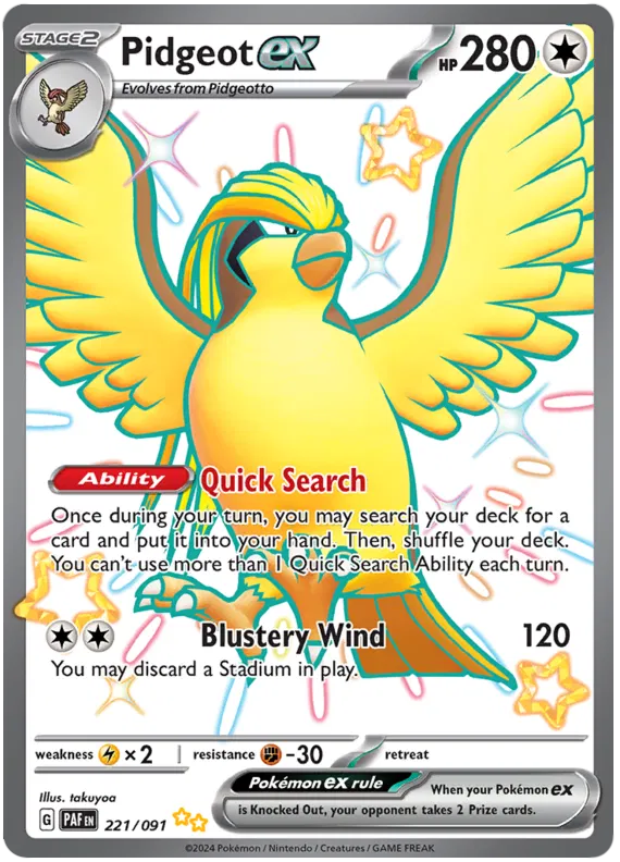 Pidgeot EX 221/091