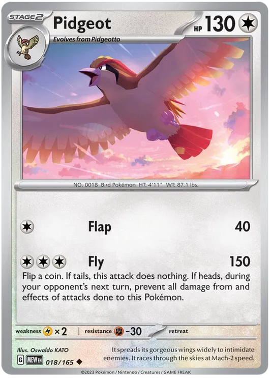 Pidgeot 018/165