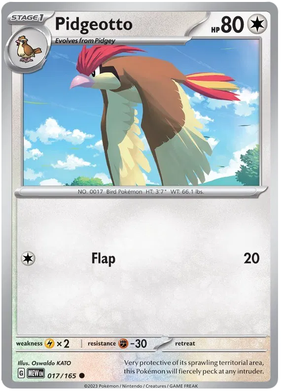 Pidgeotto 017/165