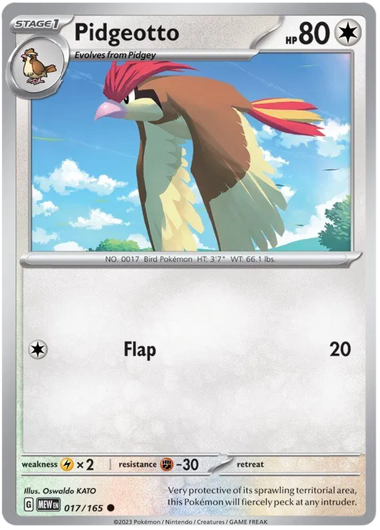 Pidgeotto 017/165