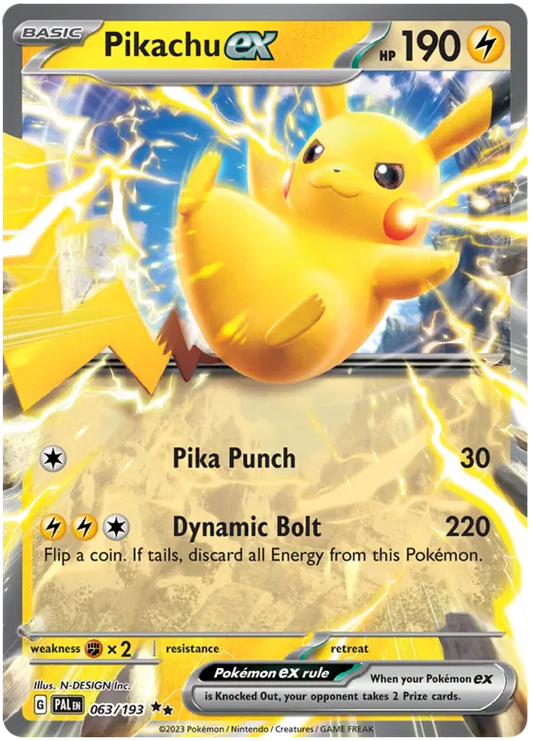 Pikachu EX 063/193