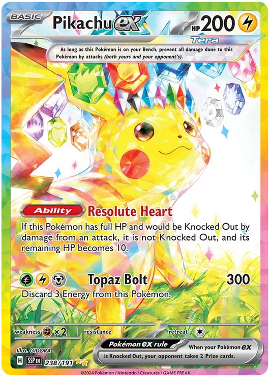 Pikachu EX 238/191