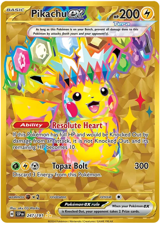 Pikachu EX 247/191