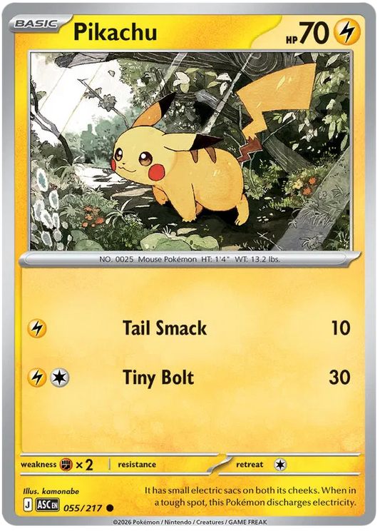 Pikachu 055/217