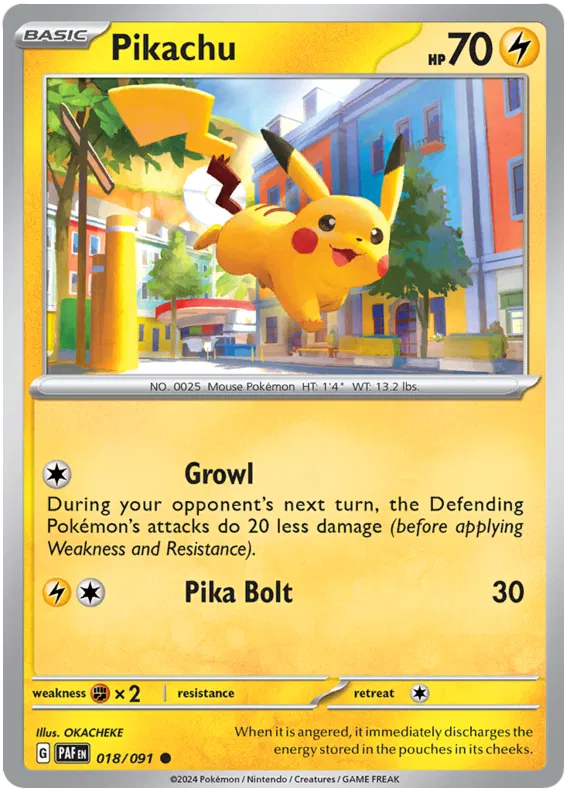 Pikachu 018/091