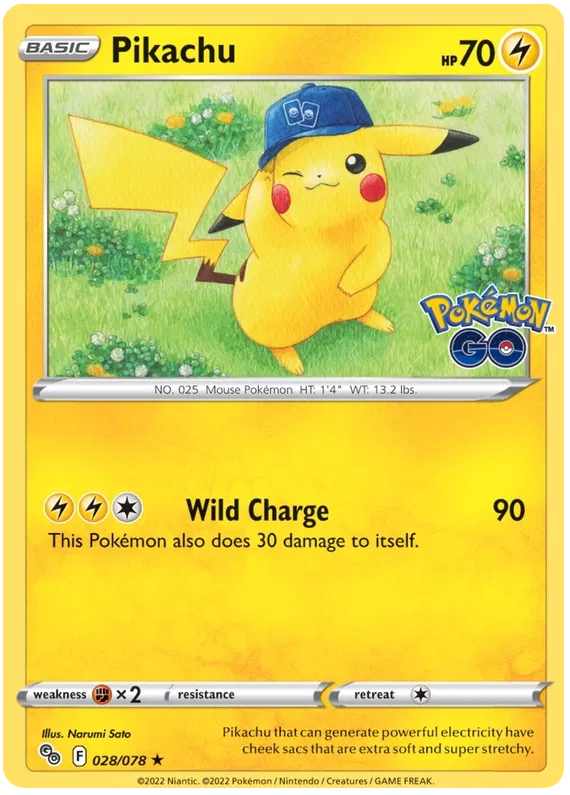 Pikachu 28/78