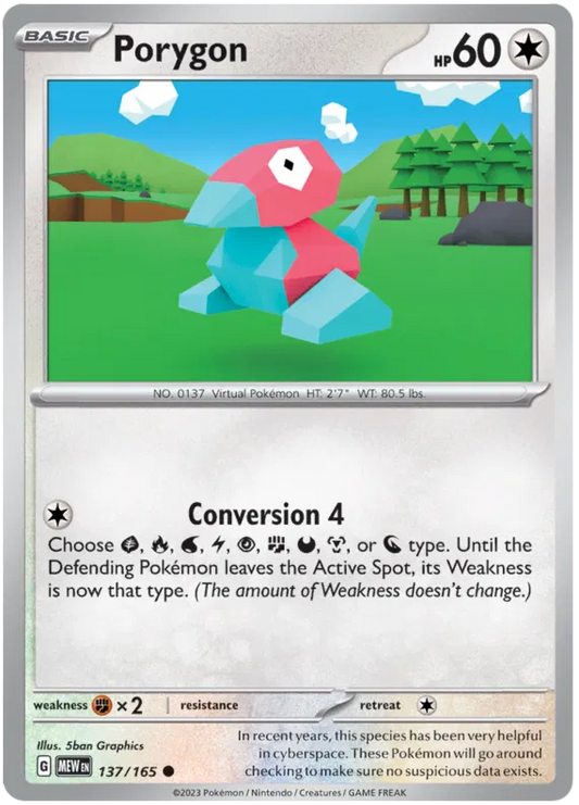 Porygon 137/165