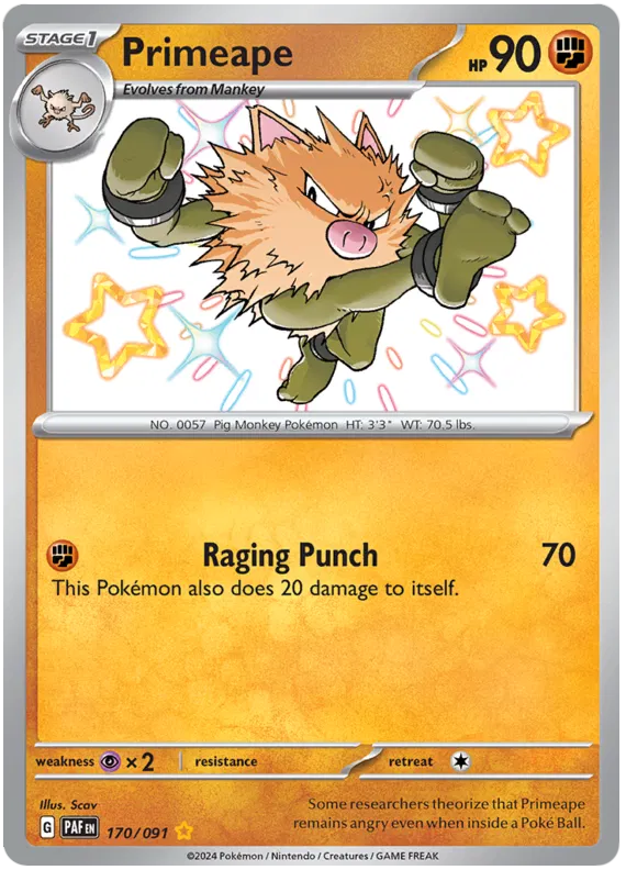 Primeape 170/091