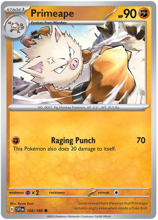 Primeape 108/198