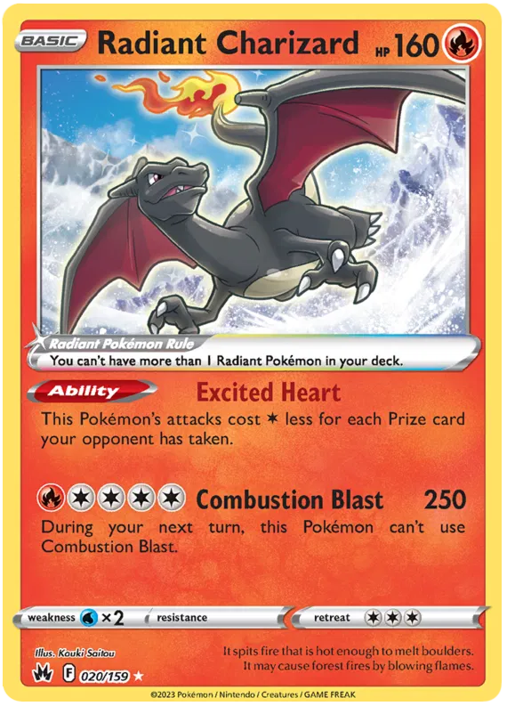 Radiant Charizard 020/159