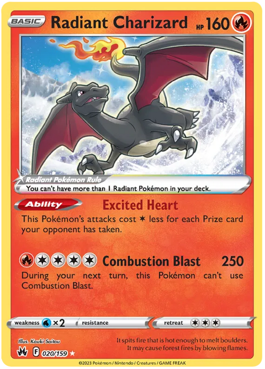 Radiant Charizard 020/159