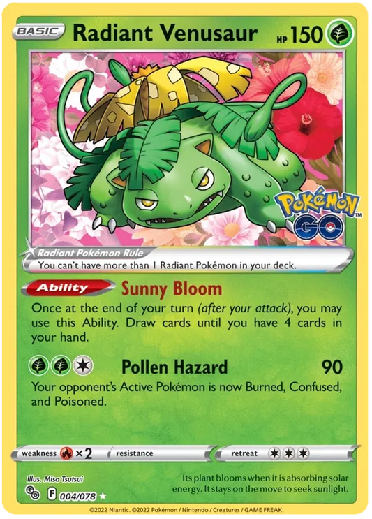 Radiant Venusaur 04/78