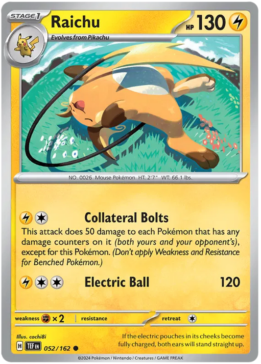 Raichu 052/162