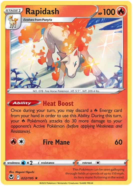 Rapidash 022/195