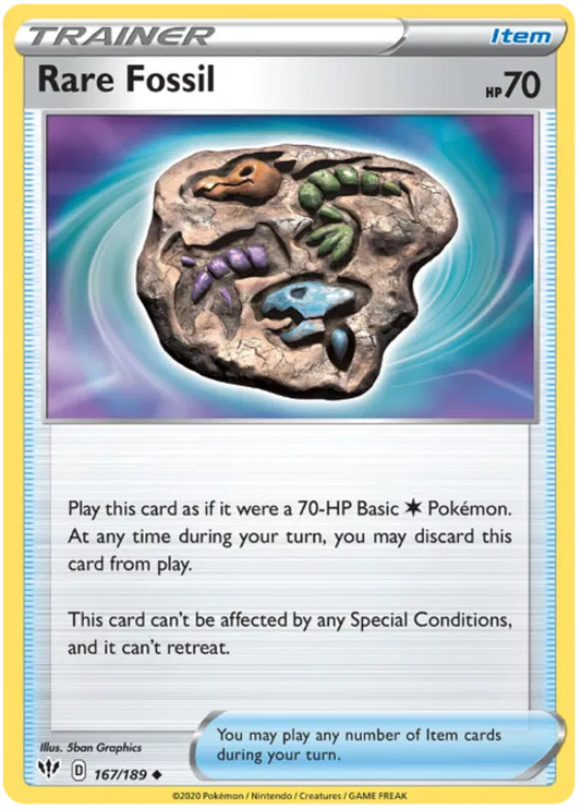 Rare Fossil 167/189