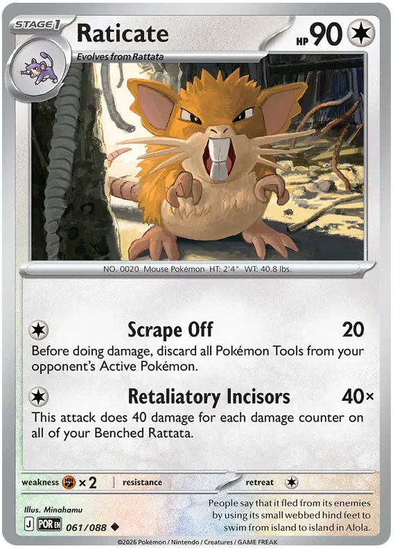 Raticate 061/088