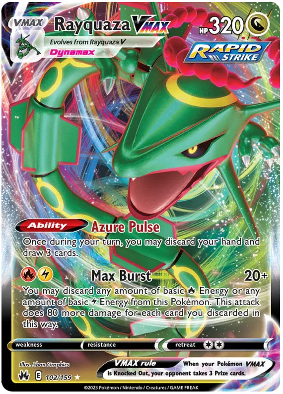 Rayquaza Vmax 102/159
