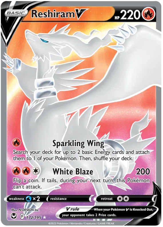Reshiram V 172/195