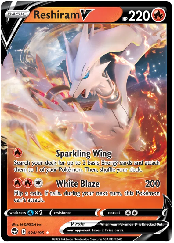 Reshiram V 024/195