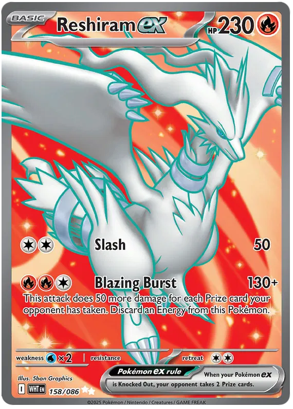 Reshiram EX 158/086