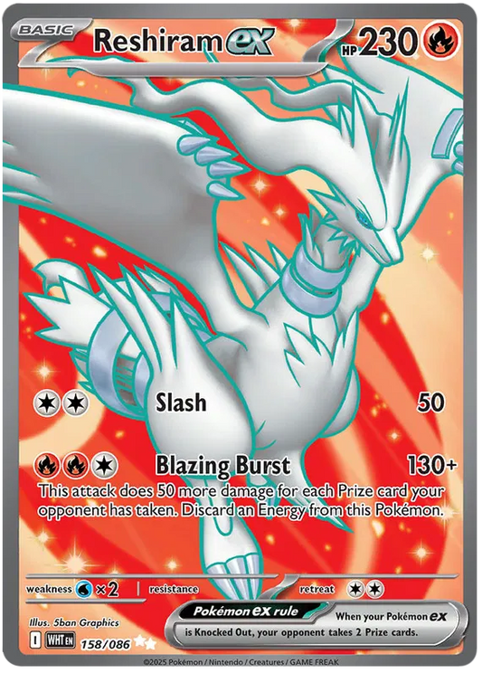 Reshiram EX 158/086