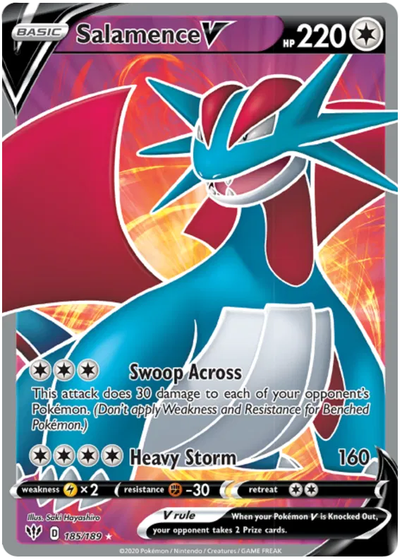 Salamence V 185/189