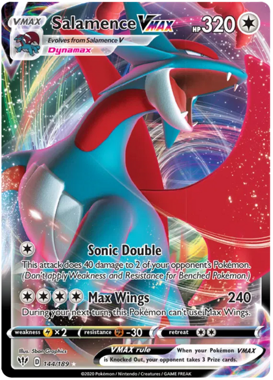 Salamence Vmax 144/189