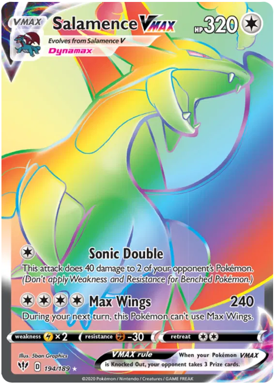 Salamence Vmax 194/189