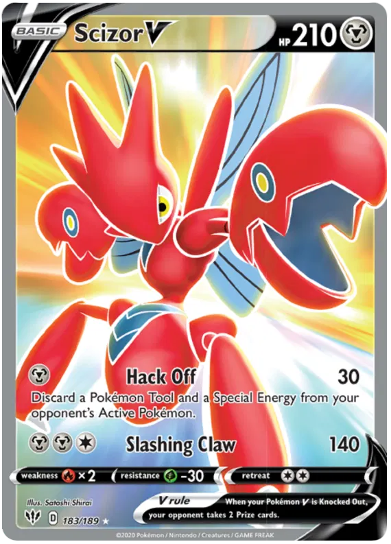 Scizor V 183/189