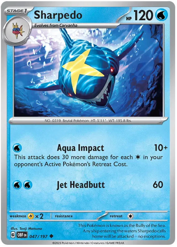 Sharpedo 047/197