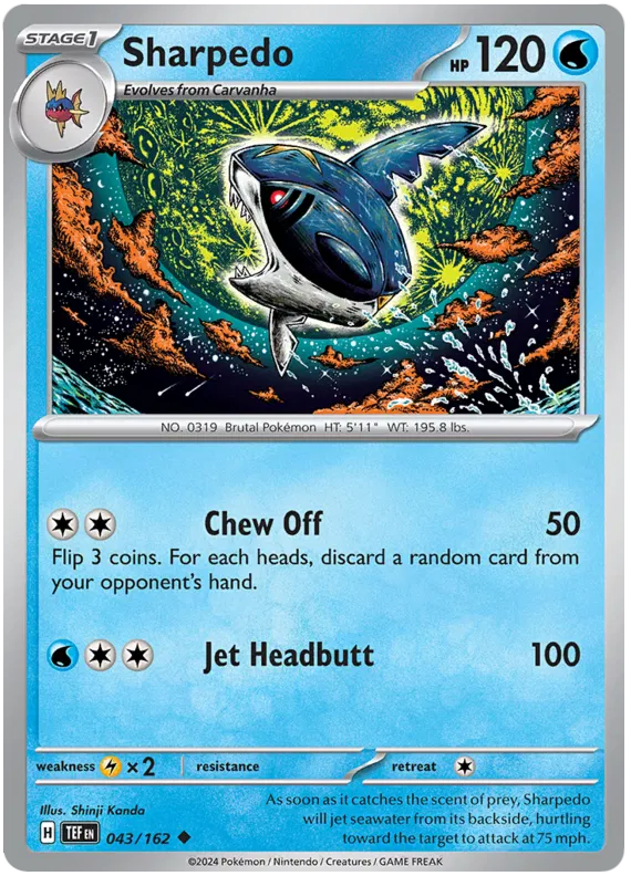 Sharpedo 043/162