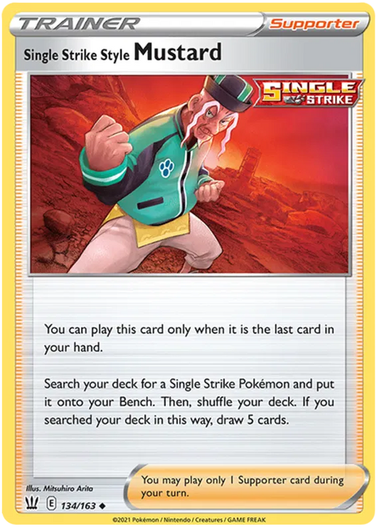 Single Strike Style Mustard 134/163