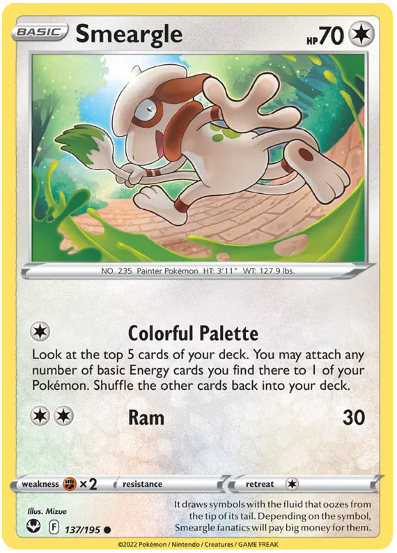 Smeargle 137/195