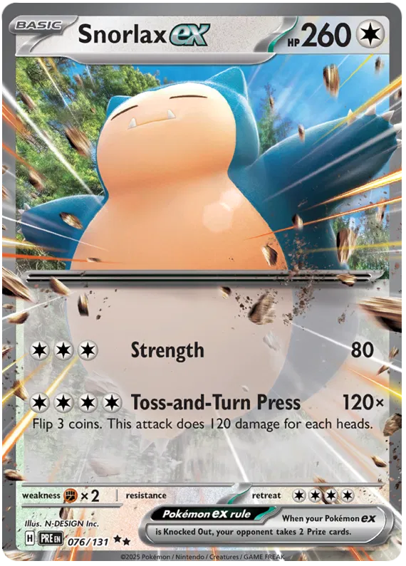Snorlax EX 076/131