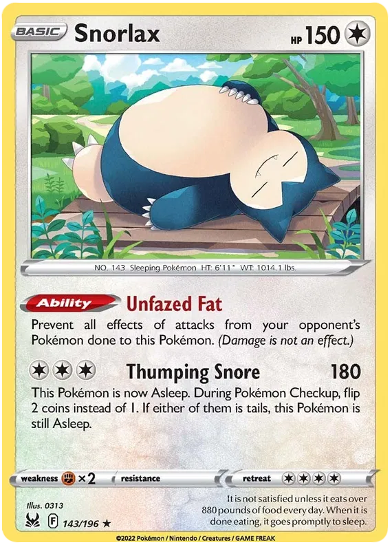 Snorlax 143/196