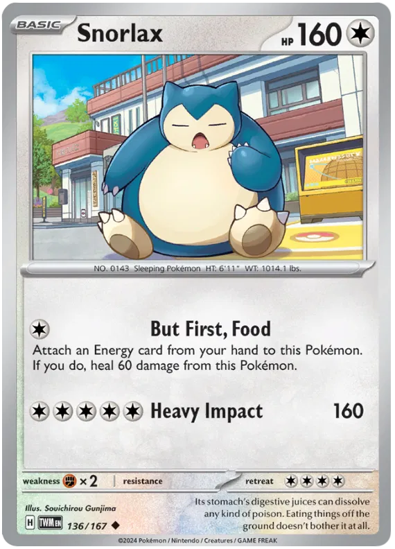 Snorlax 136/167