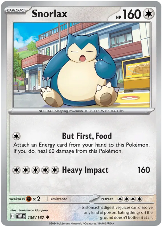 Snorlax 136/167