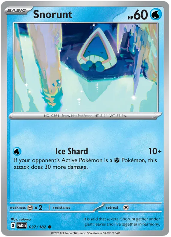 Snorunt 037/182