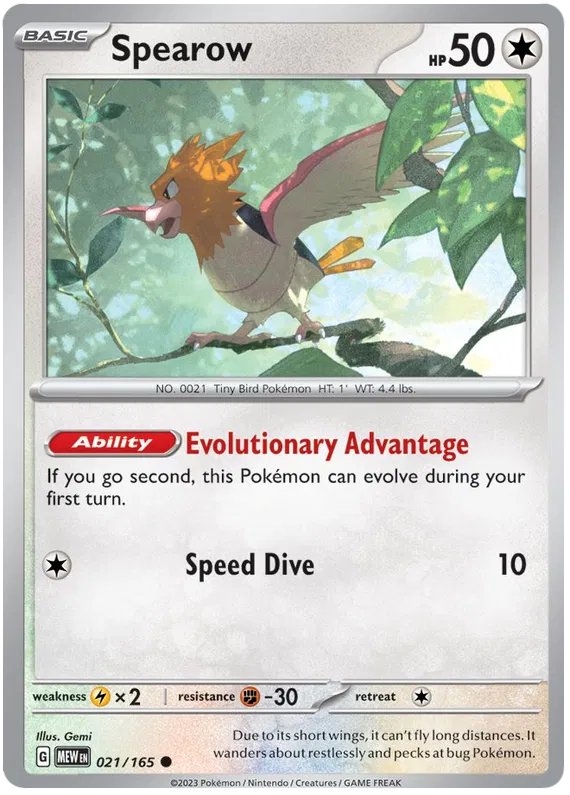 Spearow 021/165