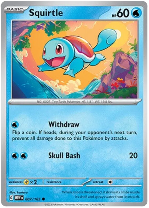Squirtle 007/165
