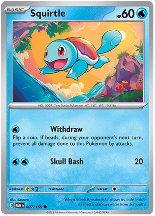 Squirtle 007/165