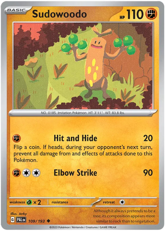 Sudowoodo 109/193