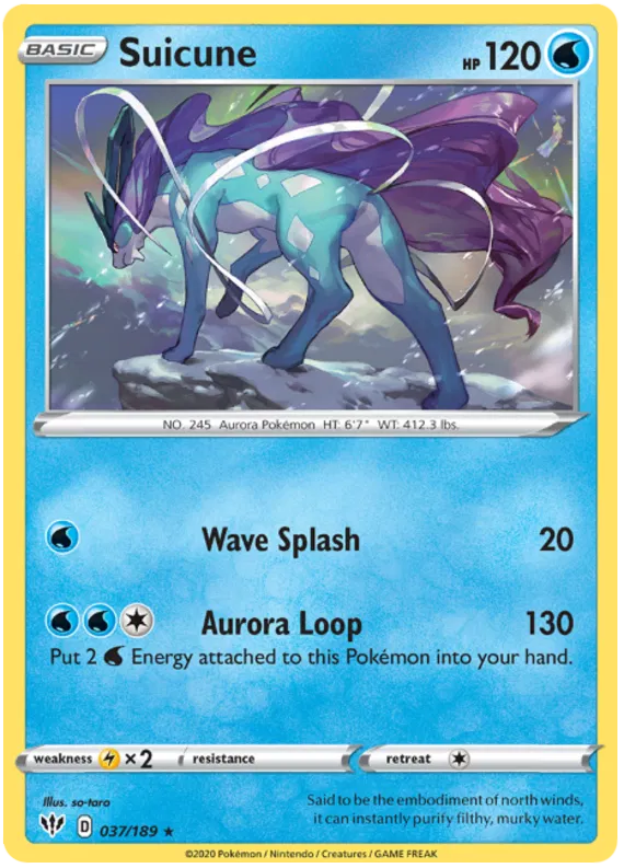 Suicune 037/189