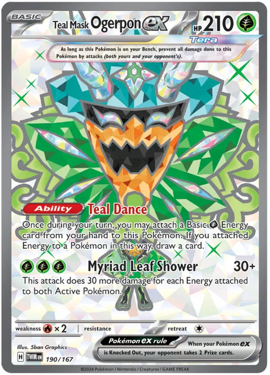 Teal Mask Ogerpon EX 190/167