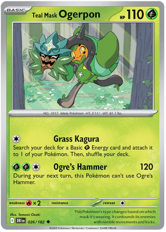 Teal Mask Ogerpon 026/182