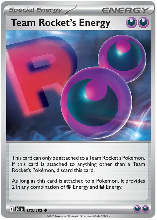 Team Rocket's Energy 182/182