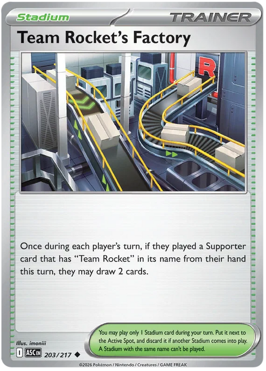 Team Rocket's Factory 203/217