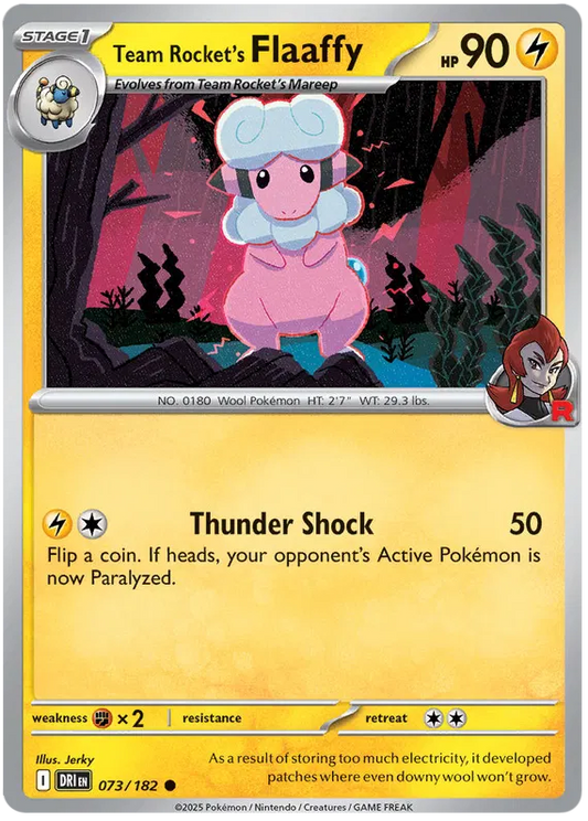Team Rocket's Flaaffy 073/182