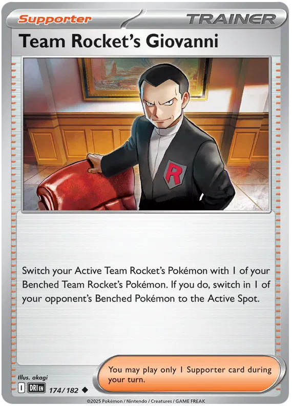 Team Rocket's Giovanni 174/182