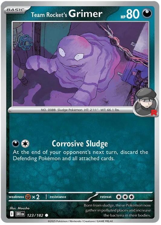 Team Rocket's Grimer 123/182